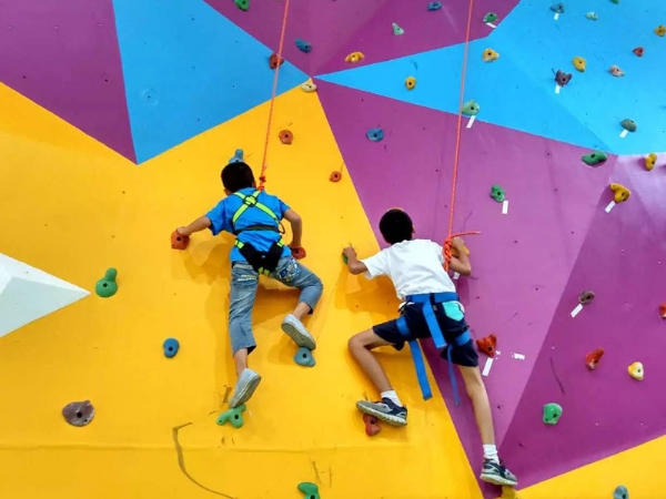 rock climbing